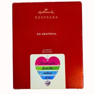 Hallmark Keepsake Thank You Gift Ornament Decoration Heart Appreciation 2020